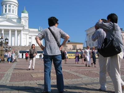 Turisti v Heslink�ch